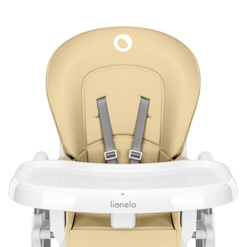 Стільчик для годування Lionelo Linn Plus, бежевий з білим (LO.LI01) - Pampik - 10