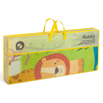 Розвиваючий килимок Lionelo Robby Multicolor, зелений - Pampik - 5