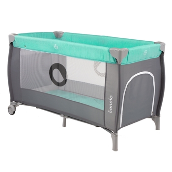 Манеж-ліжко Lionelo Sven Plus, бірюзовий із сірим (LO.SV01) - Pampik - 5