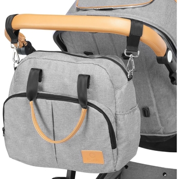 Коляска універсальна 3в1 Lionelo Amber Grey Stone, сірий - Pampik - 20
