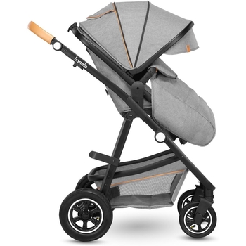 Коляска універсальна 3в1 Lionelo Amber Grey Stone, сірий - Pampik - 13