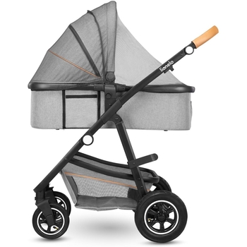 Коляска універсальна 3в1 Lionelo Amber Grey Stone, сірий - Pampik - 8