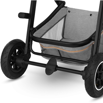 Коляска універсальна 3в1 Lionelo Amber Grey Stone, сірий - Pampik - 17
