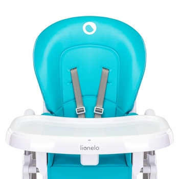 Стільчик для годування Lionelo Linn Plus, бірюзовий з білим (LO.LI03) - Pampik - 10