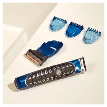 Бритва-стайлер Gillette Fusion5 ProGlide Styler, 1 змінна касета ProGlide Power + 3 насадки для моделювання бороди/вусів - Pampik - 6