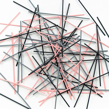 Набор стержней для 3D-ручки 3Doodler Start, 75 шт., черный, розовый, серый (3DS-ECO-MIX3-75) - Pampik - 3