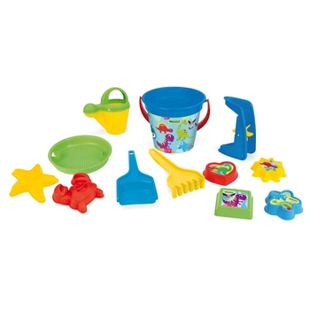 Великий набір для пісочниці Wader IML, 12 предметів, в асортименті (75033) - Pampik