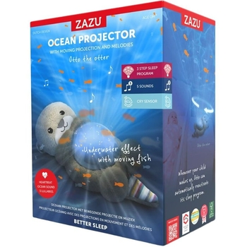 Проектор Океану Zazu Видра Отто з рухомою проекцією і заспокійливими мелодіями (ZA-OTTO-01) - Pampik - 2