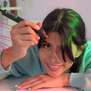 3D-ручка 3Doodler Flow для профессионального использования, синий (FLOW-INTL) - Pampik - 9