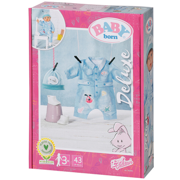 Набор одежды для куклы Baby Born Джинсовый стиль, 43 см (832592) - Pampik - 11