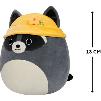М'яка іграшка Squishmallows Єнот Роккі, 13 см (SQER00820) - Pampik - 4