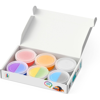 Набір самозатвердіючого пластиліну Ліпака Екзотичні тварини: Тарантул, черепаха, помаранчева жаба, 245 г (60050-UA01) - Pampik - 2