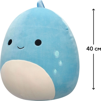 Мягкая игрушка Squishmallows Синий Динозавр, 40 см (SQCR07049) - Pampik - 2
