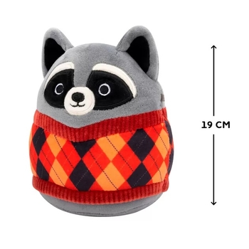 Мягкая игрушка Squishmallows Енот Рокки, 19 см (SQHV00030) - Pampik - 2