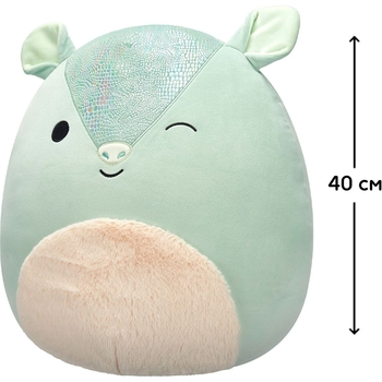 М'яка іграшка Squishmallows Броненосець Арілла, 40 см (SQCR07048) - Pampik - 2