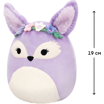 М'яка іграшка Squishmallows Лисиця Фенек Каденс, 19 см (SQCR07944) - Pampik - 2