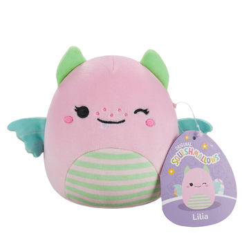 Мягкая игрушка Squishmallows Розовый Дино, 13 см (SQER01180) - Pampik - 7