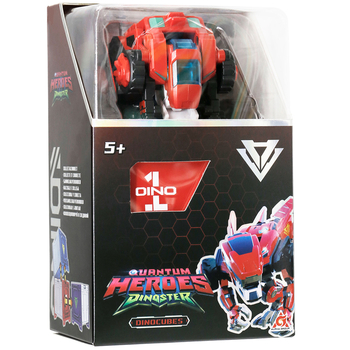 Динозавр-трансформер Dinoster Червоний Раптор-бот, бокс для зберігання (EU580840-1) - Pampik - 8