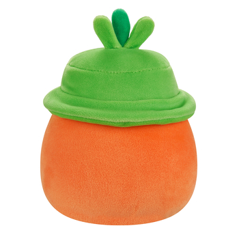М'яка іграшка Squishmallows Морквинка Кароліна в капелюсі, 19 см (SQER01214) - Pampik - 4