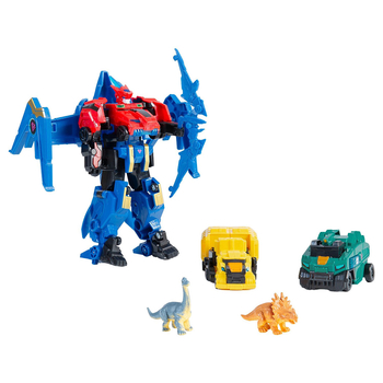 Ігровий набір Dinoster Швидка трансформація, 4 робота, аксесуари (EU580810A) - Pampik - 4