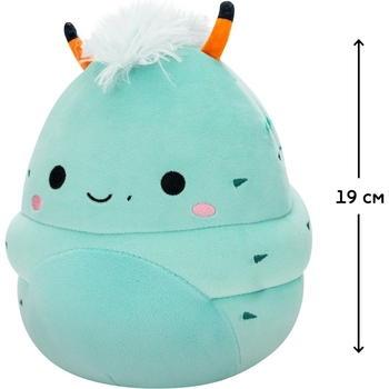 Мягкая игрушка Squishmallows Рогатая Гусеница Ольти, 19 см (SQCR07941) - Pampik - 2