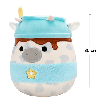 М'яка іграшка Squishmallows Сіра Корівка, 30 см (SQER01263) - Pampik - 2