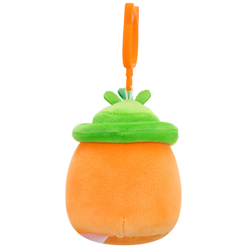 М'яка іграшка на кліпсі Squishmallows Морковка Кароліна, 9 см (SQCP00462) - Pampik - 5