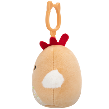 М'яка іграшка на кліпсі Squishmallows Півник Руті, 9 см (SQCP00465) - Pampik - 3