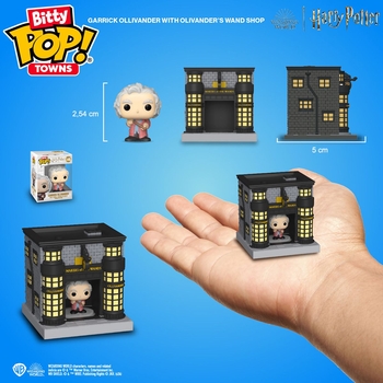 Набір ігрових фігурок Funko Bitty Pop! Towns Гаррі Поттер: Олівандер та крамниця чарівних паличок (83627) - Pampik - 7