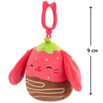 М'яка іграшка на кліпсі Squishmallows Кролик Гунда, 9 см (SQCP00464) - Pampik - 6