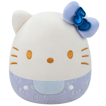 М'яка іграшка Squishmallows Хелоу Кітті у синьому, 20 см (SQSN00500) - Pampik