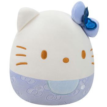 М'яка іграшка Squishmallows Хелоу Кітті у синьому, 20 см (SQSN00500) - Pampik - 2