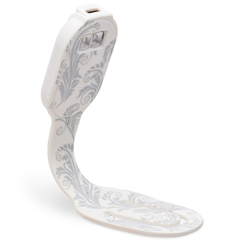 Закладка-ліхтарик Flexilight Rechargeable Класика Білі квіти (FLRWF) - Pampik - 3