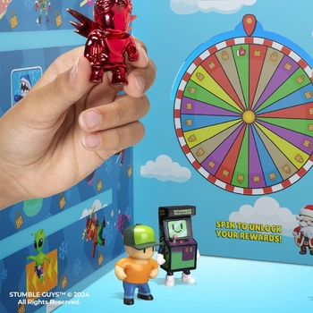 Игровой набор Stumble Guys W2 Адвент-календарь, 24 сюрприза (SG9205) - Pampik - 3