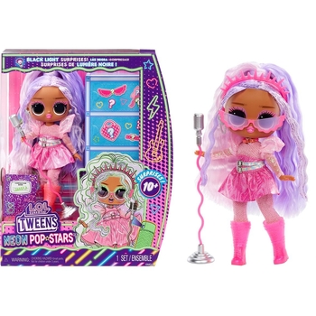 Ігровий набір з лялькою L.O.L. Surprise! Tweens Neon Pop Кітті К (120667) - Pampik