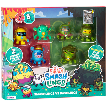 Набор фигурок Piñata Smashlings Причудливые герои, 8 фигурок в ассортименте (SL2065) - Pampik