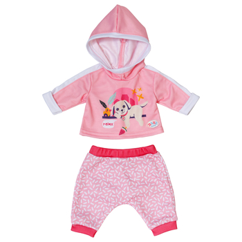 Набір одягу для ляльки Baby Born Рожевий спортивний костюм, 43 см (837313) - Pampik