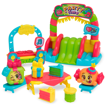 Ігровий набір Moji Pops Вечірка, 2 фігурки + аксесуари (PMPSB216IN40) - Pampik