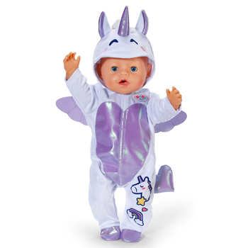 Одяг для ляльки Baby Born Комбінезон єдинорога, 43 см (838266) - Pampik - 2