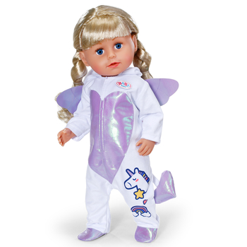 Одяг для ляльки Baby Born Комбінезон єдинорога, 43 см (838266) - Pampik - 4