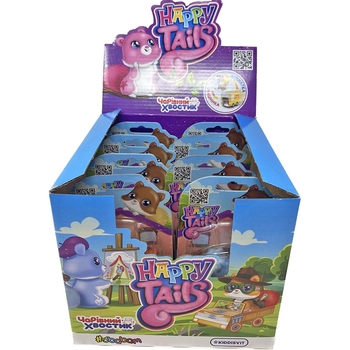 Дисплей інтерактивних іграшок #sbabam Happy Tails Чарівний хвостик, 8 шт. (200CN-22-CDU)) - Pampik