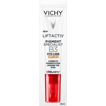 Антивіковий крем Vichy Liftactiv Pigment Specialist B3 Eye Cream SPF50+ для корекції пігментних плям та темних кіл у зоні навколо очей, 15 мл - Pampik - 3