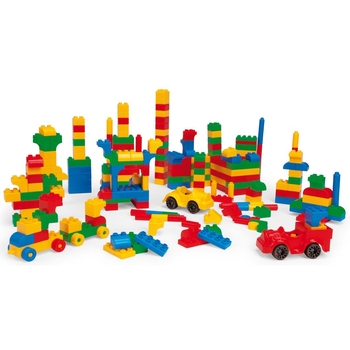 Конструктор Wader Mini Blocks в большом ведре, 134 элемента (41340) - Pampik - 2