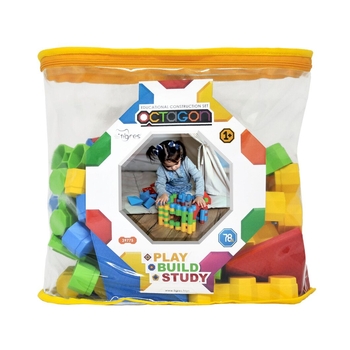 Конструктор Tigres Octagon, 78 елементів (39775) - Pampik