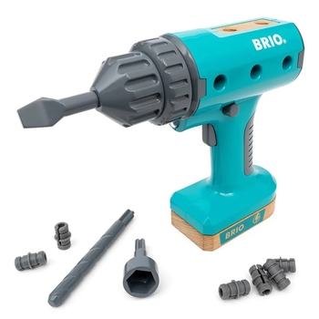 Дитячий шуруповерт Brio Builder на батарейках (34600) - Pampik - 2