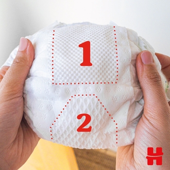 Набір підгузки на липучках Huggies Extra Care Box 4 (8-16 кг), 152 шт. (2 уп. по 76 шт.) - Pampik - 5