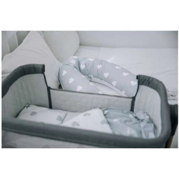 Подушка для кормления Bubaba by FreeON Grey Hearts (83914) - Pampik - 3