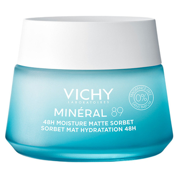 Матувальний гель-сорбет Vichy Mineral 89 48H Moisture Matte Sorbet, 50 мл - Pampik