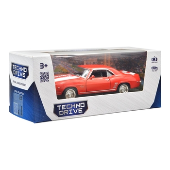 Автомодель TechnoDrive Chevrolet Camaro 1969, красный (250336U) - Pampik - 10