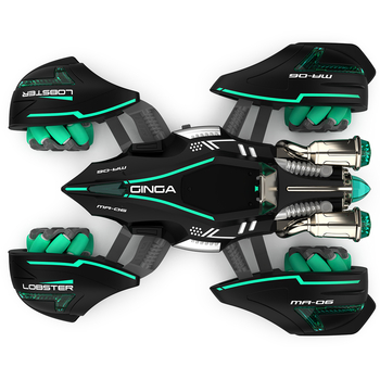 Автомобіль KS Drive Трюковий на р/в Lobster, 1:14, чорний (SL-432ABl) - Pampik - 10